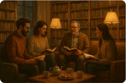 Book reading event
